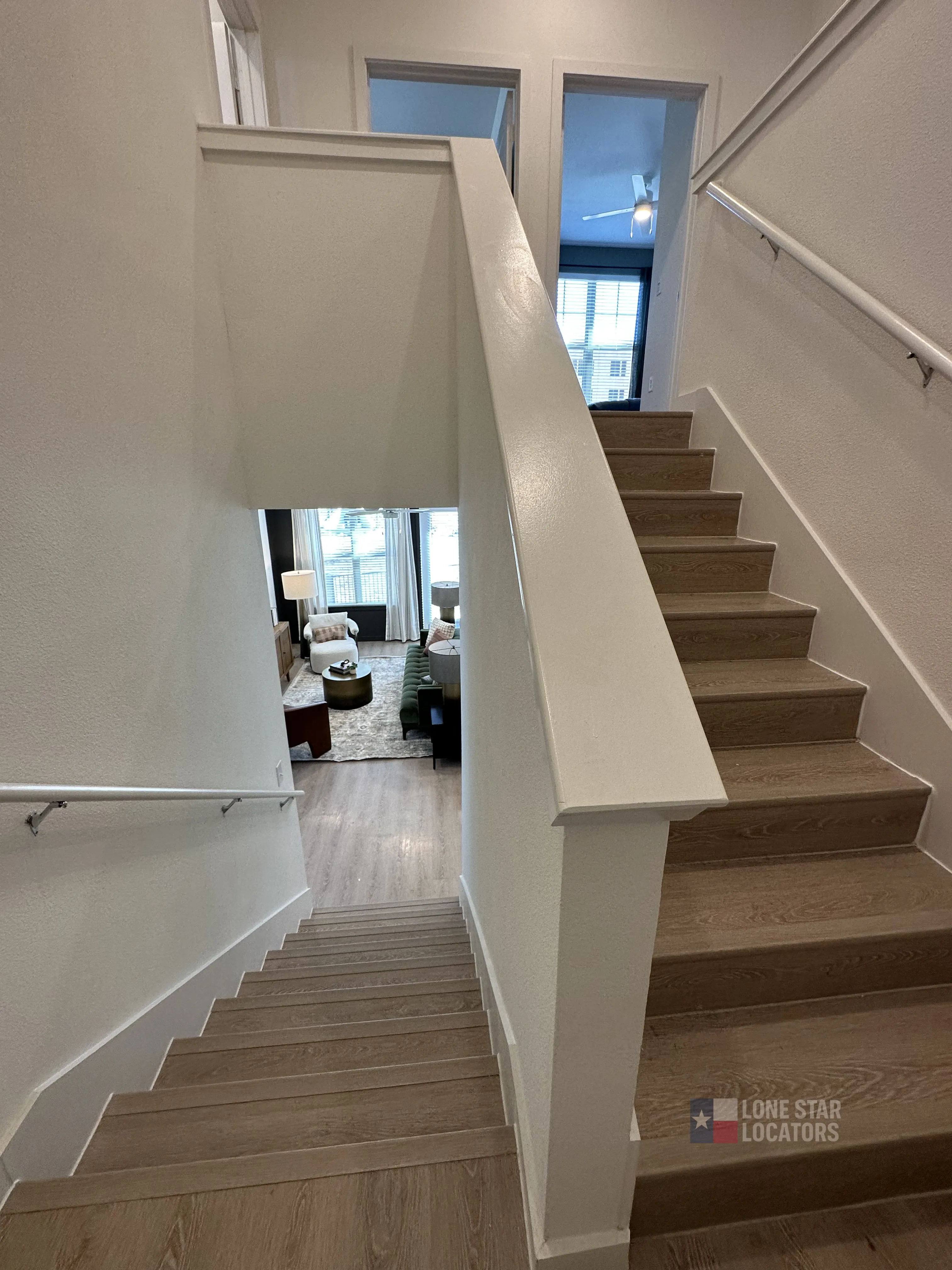 Private yard and townhome-style layout at Caliza at The Loop