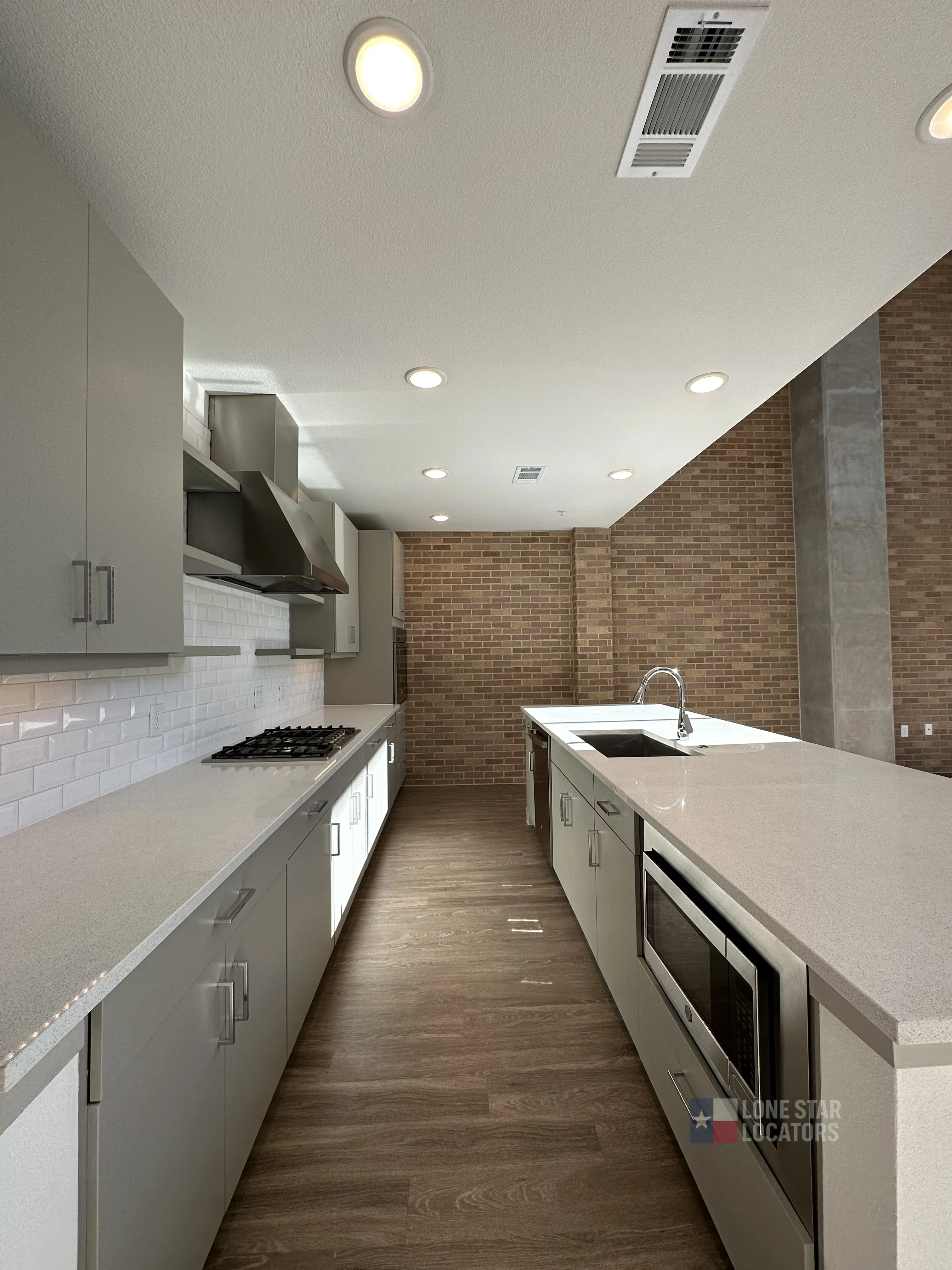 Attached garages and high-end finishes at Tin Top Flats at the Creamery